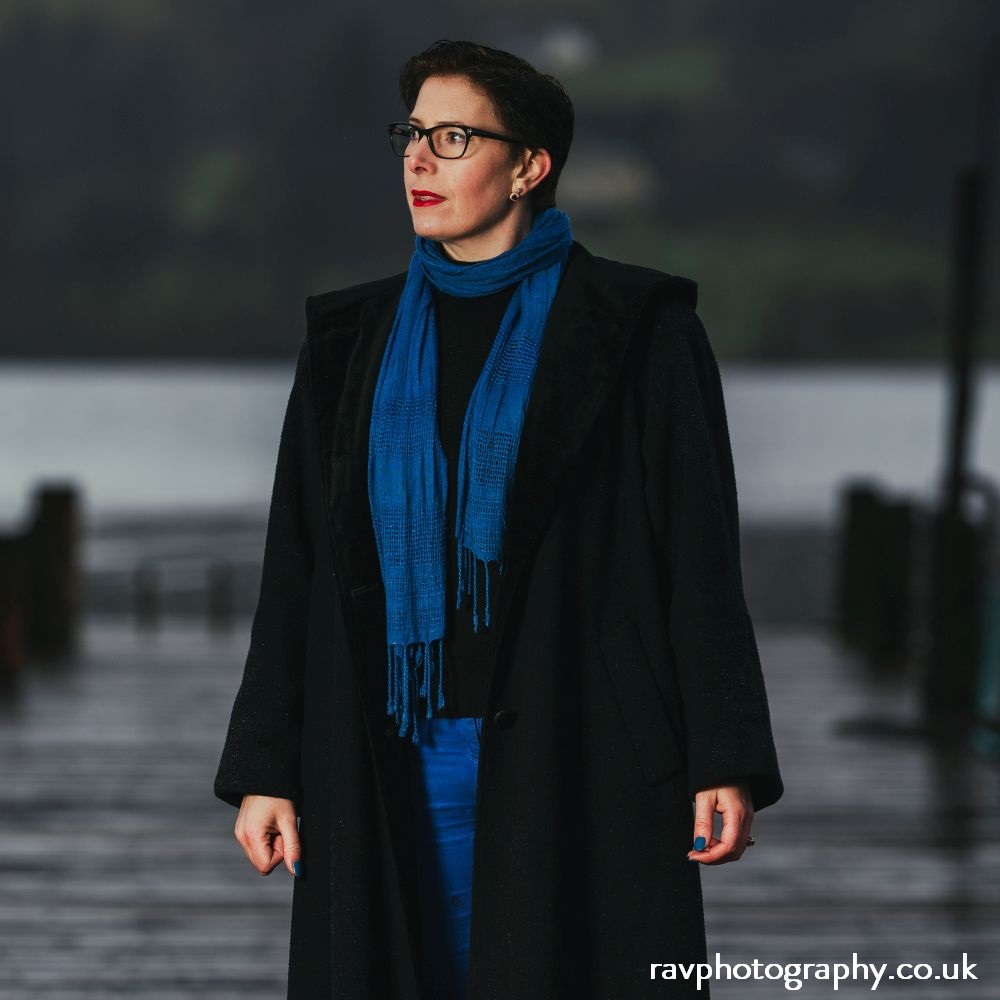 Sophia Dady filming her Music Video for the single Bluebird at Pier Cottage Coniston Water